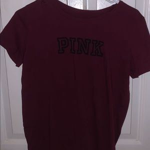 Pink brand tee shirt